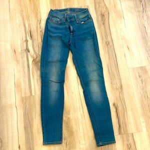 7 for All Mankind Denim skinny Jeans sz 24